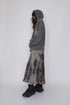 Mayte × Cycle ECHO STAR WASHED ZIP-UP HOODIE -CHARCOAL-